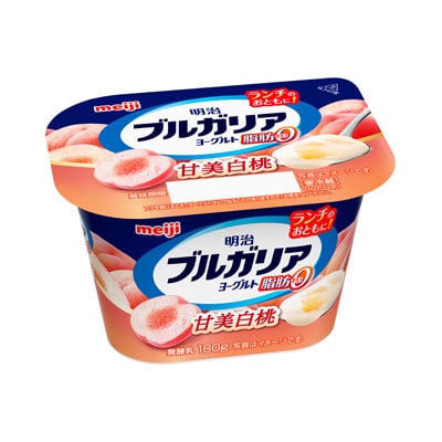 明治ブルガリアヨーグルト脂肪0 甘美白桃 180g ヨーグルト 株式会社 明治 Meiji Co Ltd 明治ブルガリアヨーグルト脂肪0 甘美白桃 180g ヨーグルト 株式会社 明治 Meiji Co Ltd