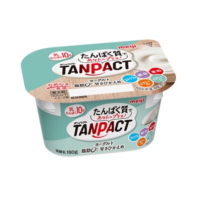 写真:明治TANPACTヨーグルト脂肪0 甘さひかえめ 180g