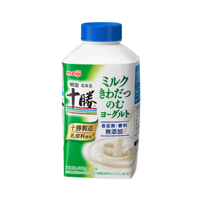 写真:明治北海道十勝ミルクきわだつのむヨーグルト 400g