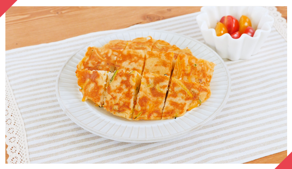 かぼちゃとご飯のチヂミ