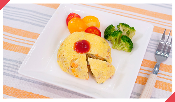 レンジオムレツ（対象1〜3歳）