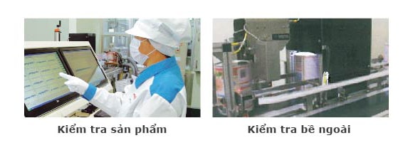 Kiểm trasản phẩm.Kiểm tra bề ngoài