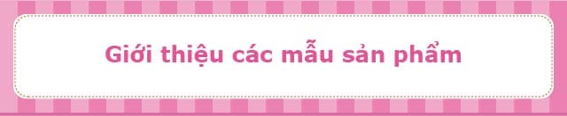 Giới thiệu các mẫu sản phẩm