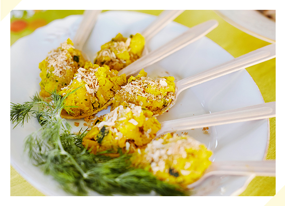 かぼちゃのスプーンコロッケ（4人分）