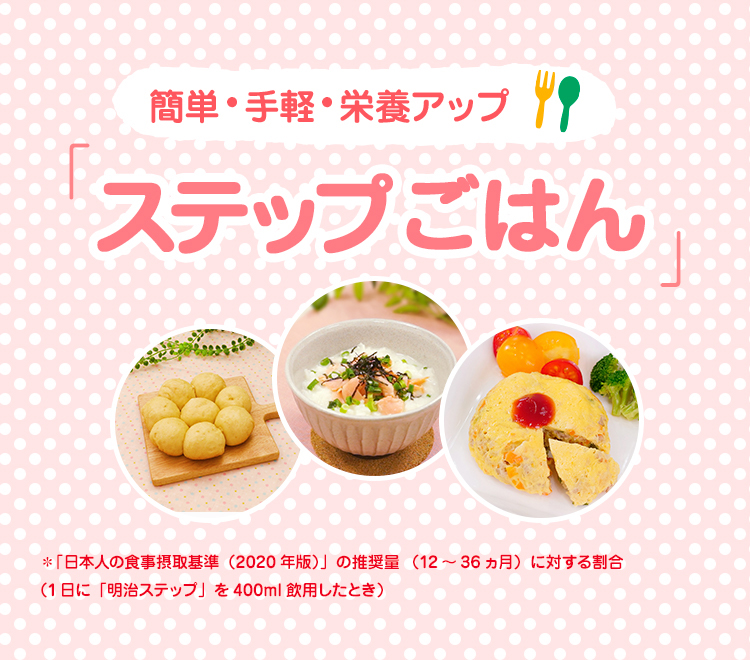 簡単・手軽・栄養アップ「ステップごはん」