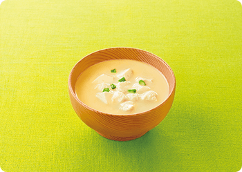 くずし豆腐の味噌汁