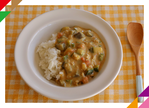 野菜のミルクカレー