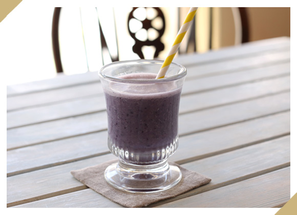 バナナとブルーベリーのスムージー（1人分）