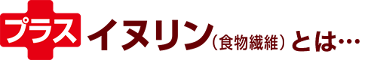 +（プラス）イヌリン（食物繊維）とは…