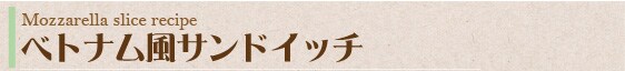 ベトナム風サンドイッチ