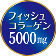 フィッシュコラーゲン100%※使用 5000mg配合 ※コラーゲン原料として