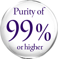 Purity of 99％or higher