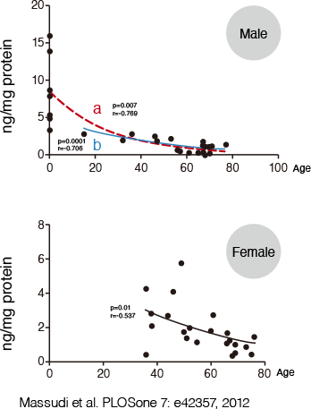 NAD+ levels in the skin