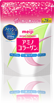 Meiji Amino Collagen Powdered collagen beauty formulation Number one best-seller*1 in Japan