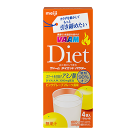 ヴァームダイエットパウダー 4袋入 ピンクグレープフルーツ風味(無果汁)