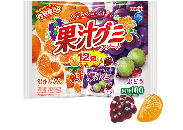 果汁グミアソート袋