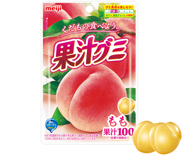 果汁グミもも