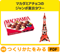 マカダミアチョコのジャンボ東京タワー