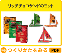 リッチチョコサンドのヨット