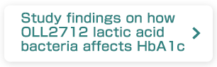 Study findings on how OLL2712 lactic acid bacteria affects HbA1c