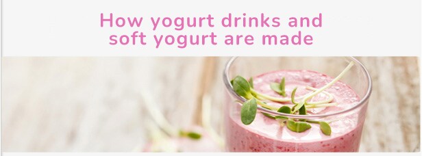 How yogurt drinks and soft yogurt are made
