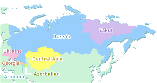 Yogurt in Russia and surrounding area