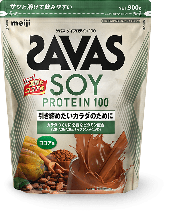 SAVAS SOY PROTEIN 100 ココア味