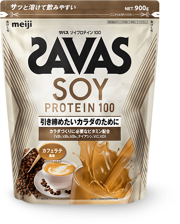 SAVAS SOY PROTEIN 100 カフェラテ風味