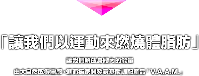 �u���ڭ̥H�B�ʨӿU�N��תաv���ڭ̸ѩ��餺����q�Ѥj�۵M���o�F�P�A�i�ӿW�a�}�o���Ľհt���~�uV.A.A.M�v