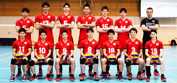 バレーボール男子日本代表チーム（バレーボール）JVA2019-02-002　※写真は2018年度全日本登録選手