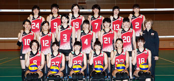 バレーボール女子日本代表チーム（バレーボール）JVA2019-02-002　※写真は2018年度全日本登録選手