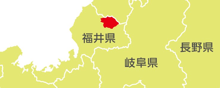 地図:南牧場の所在地(福井県北部)