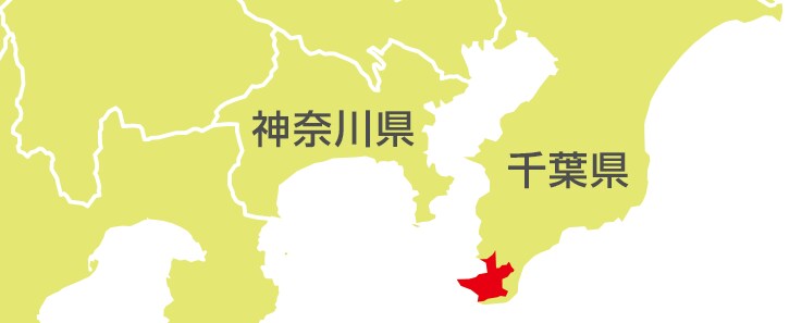地図:須藤牧場の所在地(千葉県南部)