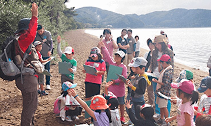 写真:きのこ・たけのこ里山学校の様子②