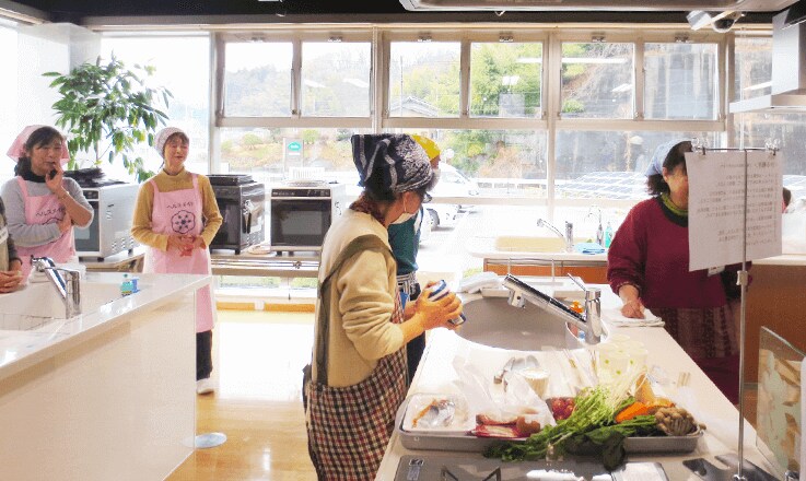 写真:福島県いわき市常磐ガスショールーム「健活セミナー」の様子