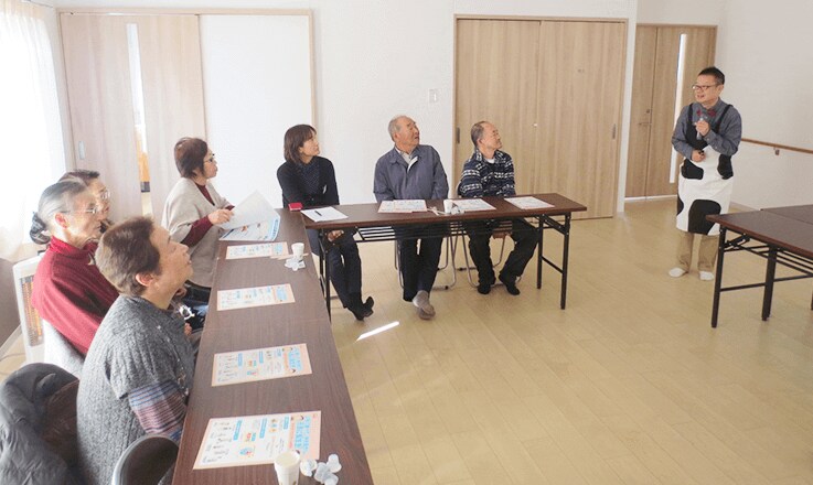 写真:宮城県女川町復興住宅「健活セミナー」の様子