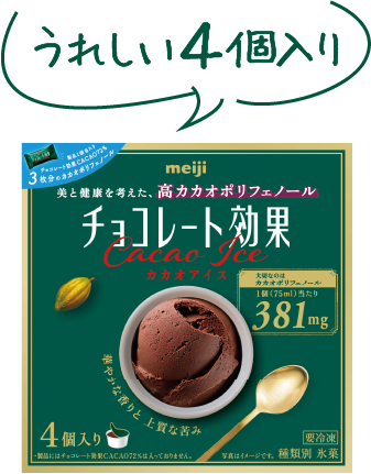 チョコレート効果カカオアイス