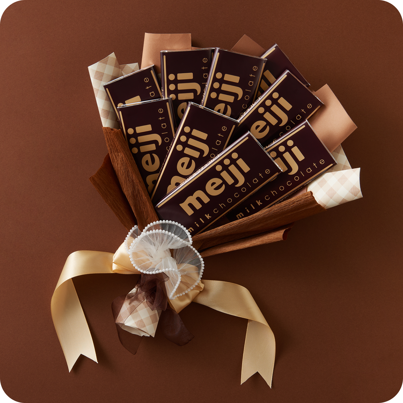 #ミルクチョコ のブーケ