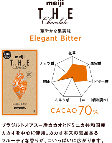 明治 ザ・チョコレート 華やかな果実味 エレガントビター