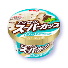 明治 エッセル スーパーカップ 2020_白いチョコミント