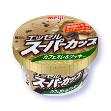 明治 エッセル スーパーカップ 2022_カフェオレ&クッキー