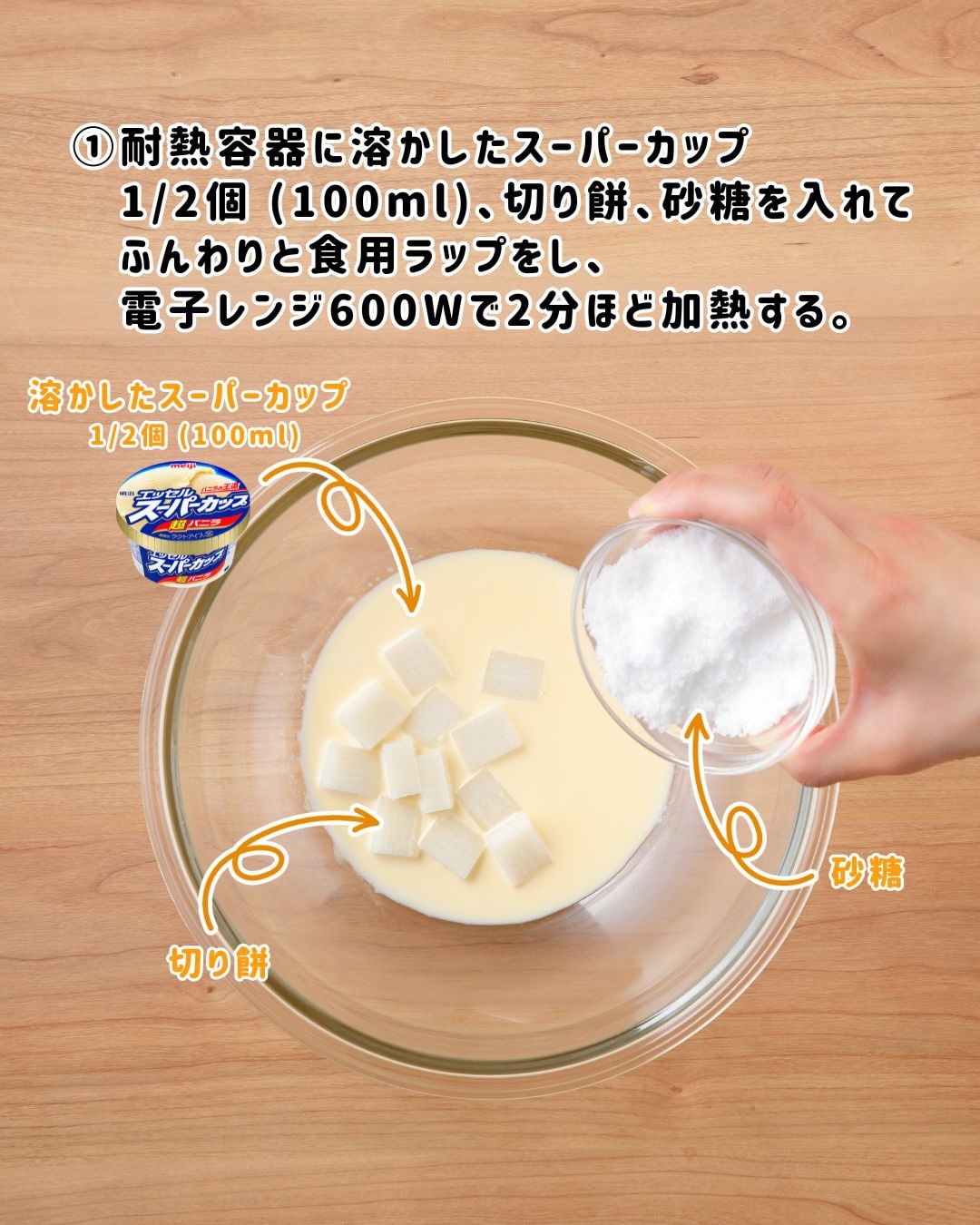 もちもちおもち蒸しパン