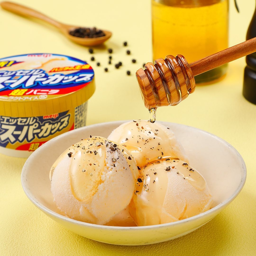 超みたらしバニラ｜アレンジレシピ｜明治 エッセル スーパーカップ