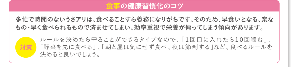 食事の健康習慣化のコツ