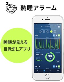 熟睡アラーム　睡眠が見える目覚ましアプリ