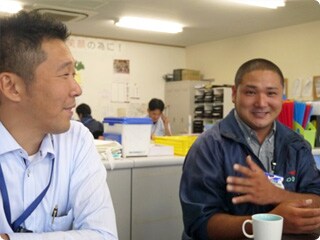 【写真2】社長を支える右腕センター長となるスタッフの存在は大きい