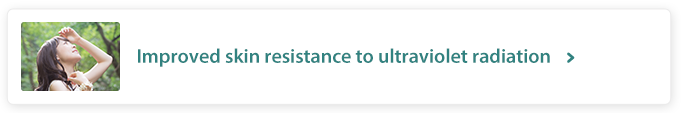 Improved skin resistance to ultraviolet radiation