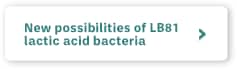 New possibilities of LB81 lactic acid bacteria