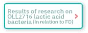 Results of research on OLL2716 lactic acid bacteria (in relation to FD)