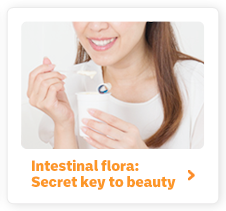 Intestinal flora: Secret key to beauty